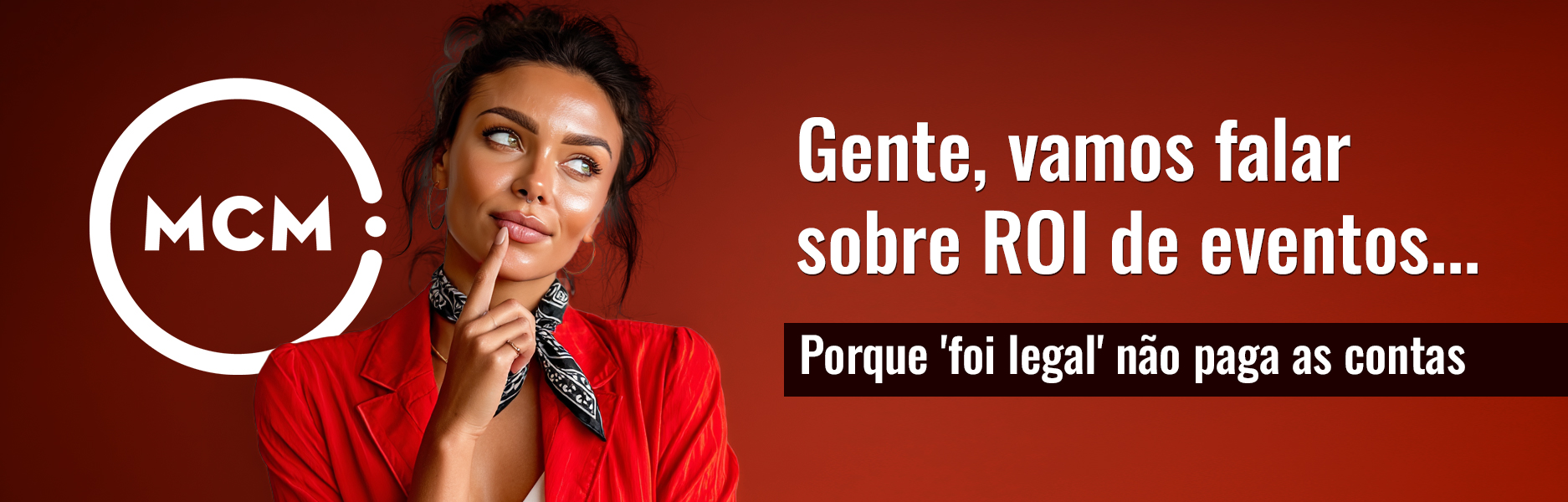 Medir ROI em evento presencial